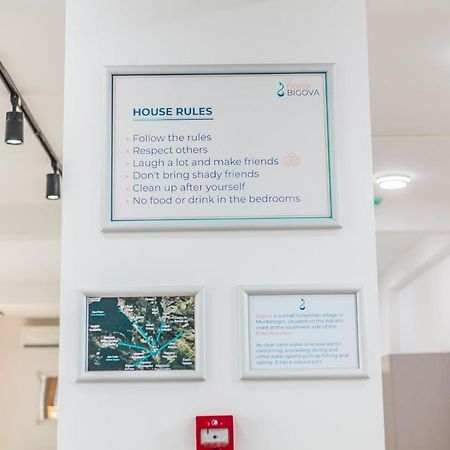 Hostel Bigova Котор Экстерьер фото