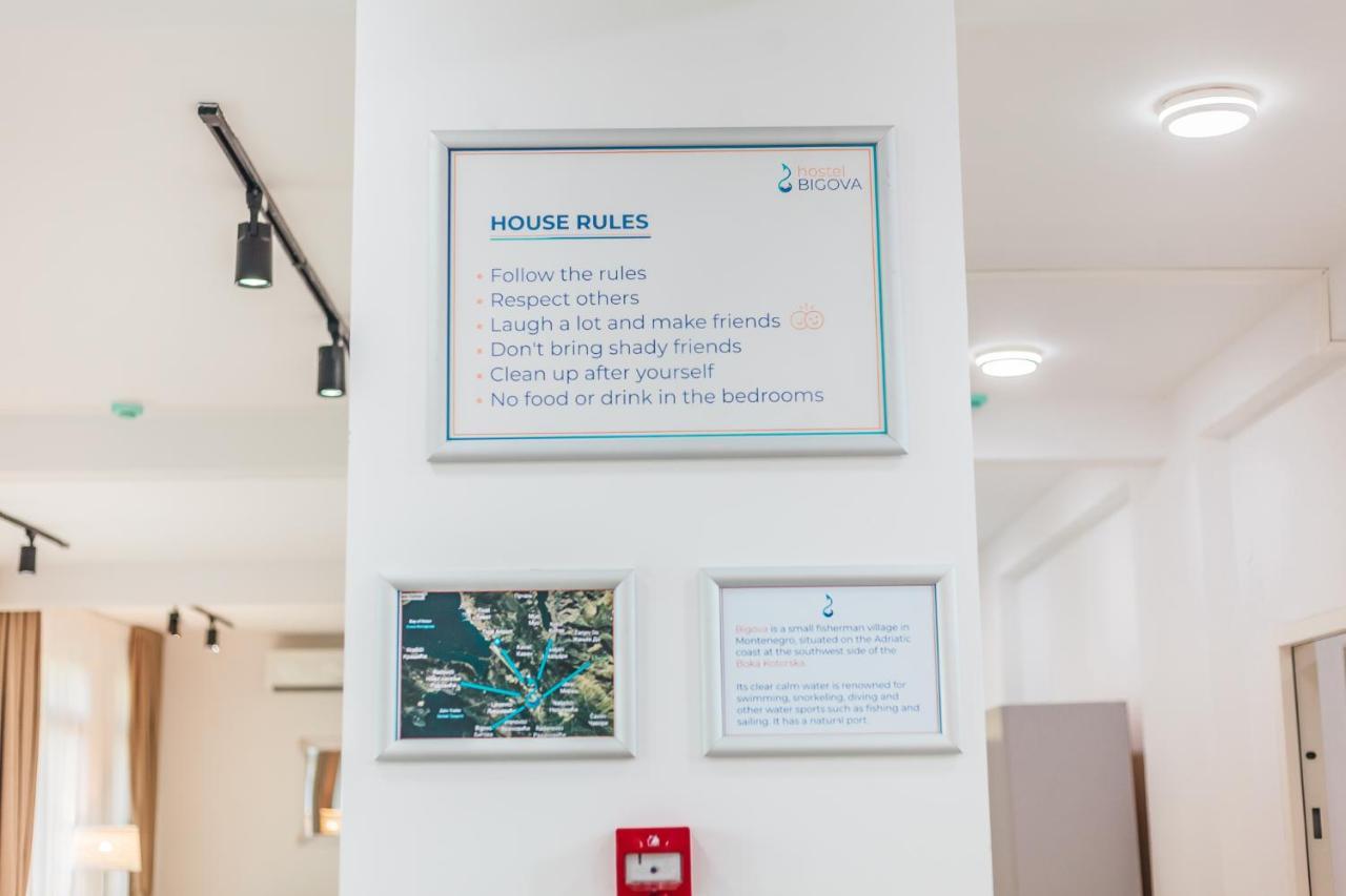 Hostel Bigova Котор Экстерьер фото